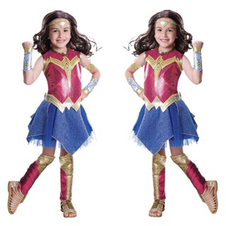 [0717]JHLQ-COS-G Halloween New Wonder Woman Clothes Superhero Performance Wear Girls Cute Dress Princess Dress princess dress  cosplay  R3QL