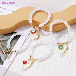 Thevantin สร้อยข้อมือ รูปซานตาคลอส น่ารัก ของขวัญคริสต์มาส สําหรับผู้หญิง