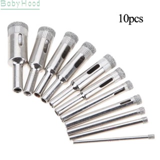 【Big Discounts】Diamond Tool Hole For Glass Ceramic Marble Granite 10pcs 3mm-18mm Drill bits#BBHOOD