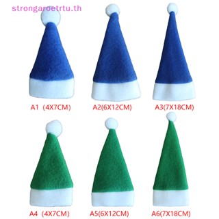 Strongaroetrtu ถุงใส่ช้อนส้อม ลายคริสต์มาส สําหรับตกแต่งบ้าน 10 ชิ้น