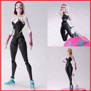 Ys โมเดลฟิกเกอร์ Spider-Man Across the Spider-Verse Gwen Stacy Spiderman ขยับข้อต่อได้ ของเล่นสําหรับเด็ก