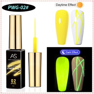 As Luminous ดึงสายเล็บเจลเรืองแสง 3d ภาพวาดสีนู้ด Phototherapy กาวเล็บสำหรับเล็บ Shop 8 ml 12 Designs JOYFEEL