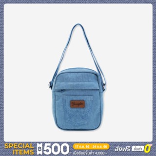 WRANGLER KIDS กระเป๋าเด็กผู้ชาย ทรง FRAME SHOULDER BAG รุ่น WK S323BBAGN05 สียีนส์