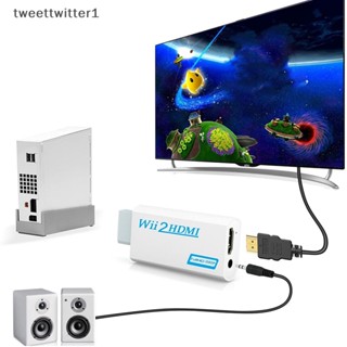 Twee อะแดปเตอร์แปลงเสียง Wii เป็น HDMI Full HD 2HDMI สําหรับ PC HDTV EN 1 ชิ้น