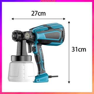 [Predolo2] เครื่องพ่นสีไฟฟ้า ไร้สาย พลังงานสูง 1000 มล. สําหรับภายนอก ตู้ รถยนต์