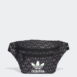 adidas ไลฟ์สไตล์ กระเป๋าคาดเอวลายโมโนแกรม Unisex สีดำ IB9189