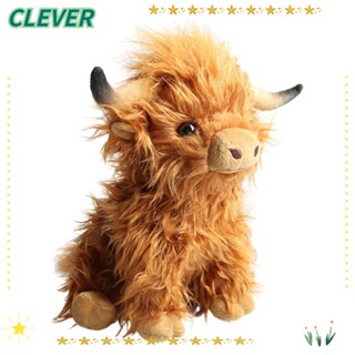 Clever Highland Cow Fluffy Fur ของเล่น ของขวัญ สําหรับเด็ก