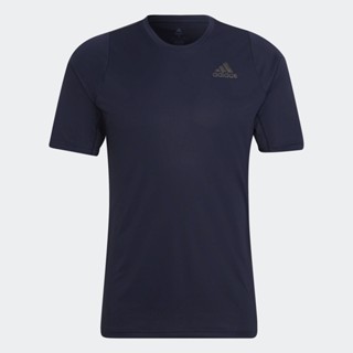 adidas วิ่ง เสื้อวิ่ง Run Icons ผู้ชาย สีน้ำเงิน HC0408