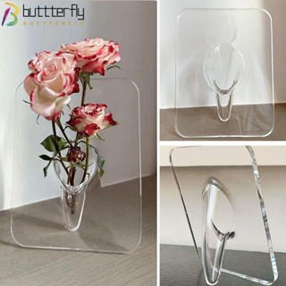 Buttterfly แจกันกรอบ แจกันใส สไตล์นอร์ดิก ไฮโดรโปนิก สําหรับตกแต่งห้อง