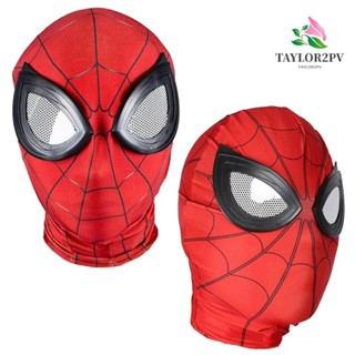 Taylor2pv หน้ากากสไปเดอร์แมน 3D เลนส์ซูเปอร์ฮีโร่ สําหรับ Adlut Peter Parker Miles Morales Iron Spider Man