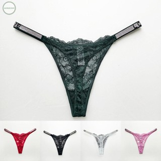 GORGEOUS~Womens Thong Clothes Fitness G-String Hollow Out Lace Lace Panties R Bling