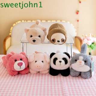 Sweetjohn สร้อยข้อมือตุ๊กตาแพนด้า หมีแพนด้า หมู และสล็อต สีแดง พร้อมสายรัดข้อมือ