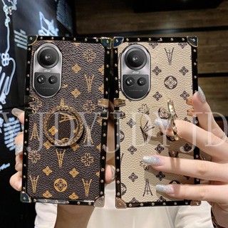 Yjd เคสโทรศัพท์ กันกระแทก ลายดอกไม้ ประดับเพชร สําหรับ OPPO Reno10 Pro