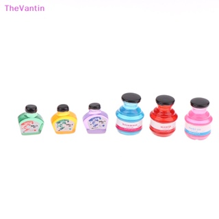 Thevantin โมเดลปากกาหมึก ขนาดเล็ก 1:12 สําหรับตกแต่งบ้านตุ๊กตา 1 ชุด