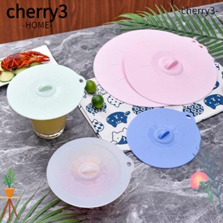 Cherry3 ฝาปิดกระทะ ซิลิโคน ทนอุณหภูมิสูง เป็นมิตรกับสิ่งแวดล้อม คุณภาพสูง ทําความสะอาดง่าย 2 ชิ้น