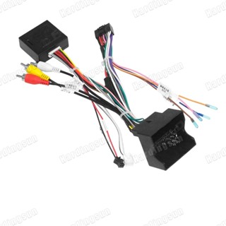 สายไฟรถยนต์ 16pin พร้อมกล่องแคนบัส สําหรับ MG ZS HS Aftermarket Stereo Installation Wire Adapter