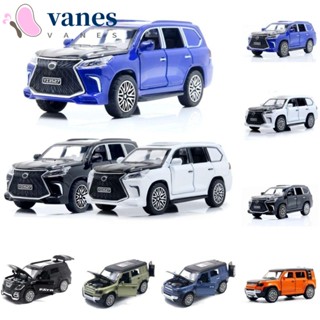 Vanes1 โมเดลรถออฟโร้ดจําลอง โลหะ 4 ประตู 1/36 Lexus Lx570 ขนาดเล็ก ของเล่นสําหรับเด็ก