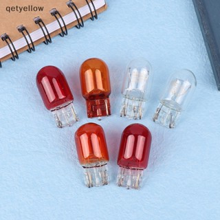 Qetyellow หลอดไฟถอยหลัง T20 7440 7443 WY21W W21W Haen Bulbs 7443 W21/5W T20 12V TH