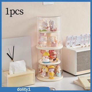 [Dolity1] ชั้นวางโชว์ฟิกเกอร์ พร้อมฝาปิดใส กันฝุ่น สําหรับของเล่น โมเดล Diecast เครื่องประดับ น้ําหอม