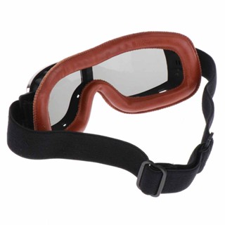 Retro Glasses Windproof Goggles Dustproof Retro Helmet Goggles Motorcycle Cruiser Vintage Pilot Glasses for Motorcycle