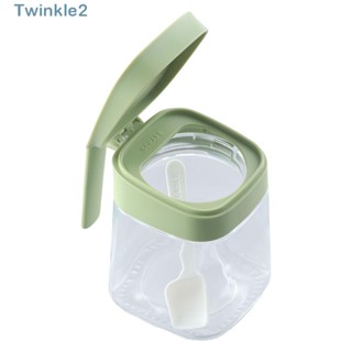 Twinkle กล่องปรุงรส กระปุกเครื่องปรุง ที่เก็บเครื่องปรุง ปิดผนึก ใส ภาชนะปรุงรส ครัว