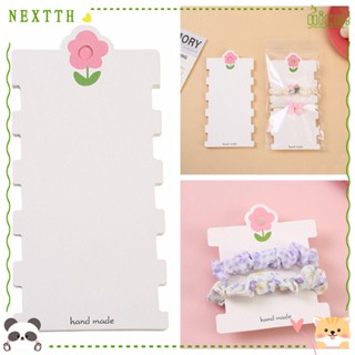 Nextth กระดาษแข็ง สําหรับใส่กิ๊บติดผม DIY 100 ชิ้น