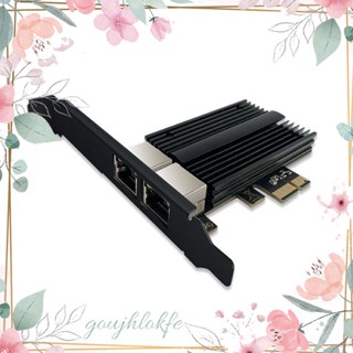 อะแดปเตอร์การ์ดเครือข่ายเซิร์ฟเวอร์ 2.5 Gigabit PCI Express 100 1000 2500Mbps RJ45 1 ชิ้น