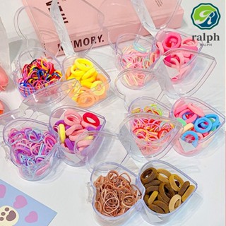Ralph ยางรัดผม แบบยืดหยุ่น ขนาดเล็ก หลากสี หวานแหวว เรียบง่าย ยางรัดผม เครื่องประดับผม ยางรัดผม เกาหลี เด็ก