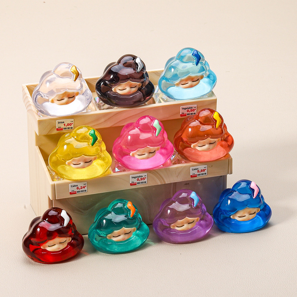 10ชิ้นสูงโปร่งใสเมฆหมีทารก3งเรซิ่นเสน่ห์สําหรับ ทําเอง (7-287)