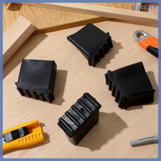 📱 แผ่นยางรองบันได 4 ชิ้น ขาตั้งบันไดทรงสี่เหลี่ยมป้องกัน เพิ…