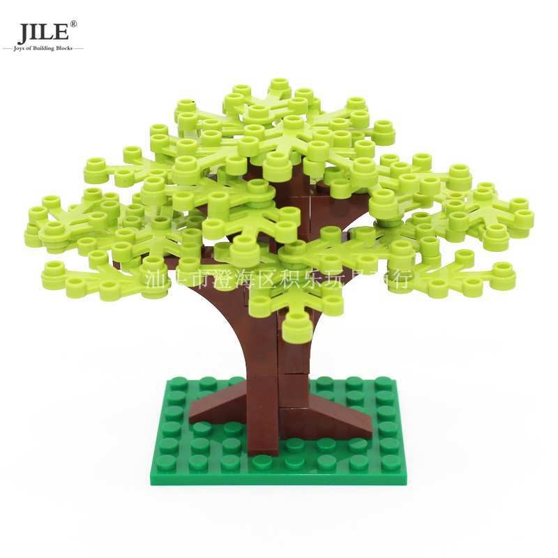 ชิ้นส่วนเลโก้ พืช ใบไม้ ต้นไม้ขนาดเล็ก ชุดบล็อกตัวต่อ ของเล่น - รูปที่ 6