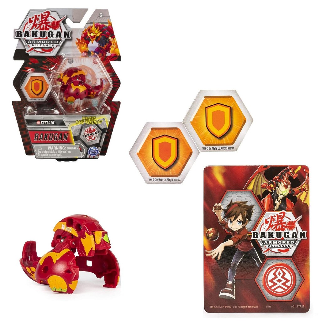 ใหม่ Bakugan ของแท้ Armored League Weapon ของเล่นไข่พิการผสม cyclooid cycloid