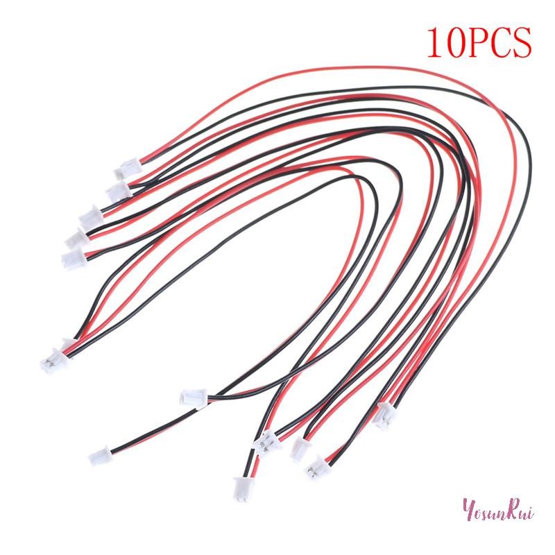 Yosunrui] ปลั๊กขั้วต่อ Micro JST 2.0 PH 2 พิน 10 ชิ้นพร้อมสาย 150 มม. ใหม่ ใหม่