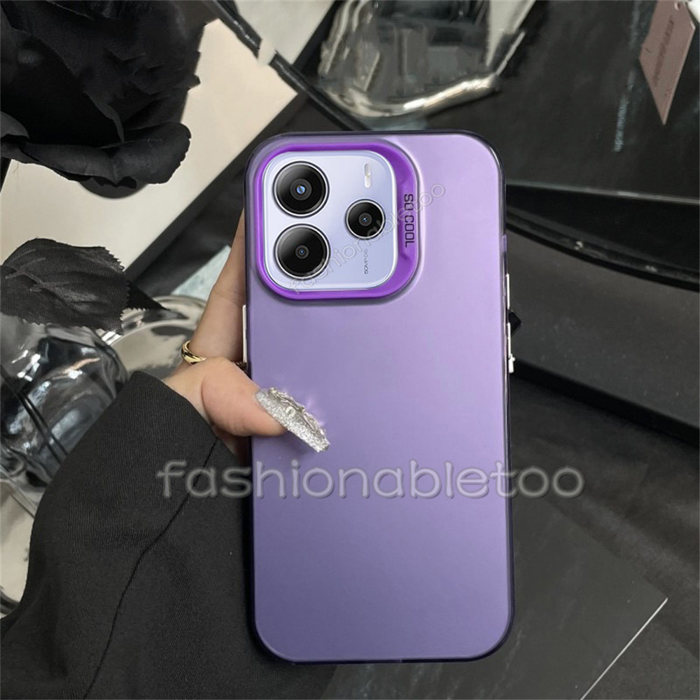 สําหรับredmiหมายเหตุ 14 pro plus 14pro + 14proplus 1 4 Note14 pro Note14pro + Note14proplus Frosted Hardเคสโทรศัพท์แฟชั่นMinimalistเลเซอร์ฝาครอบโทรศัพท์ป้องกันปกหลัง