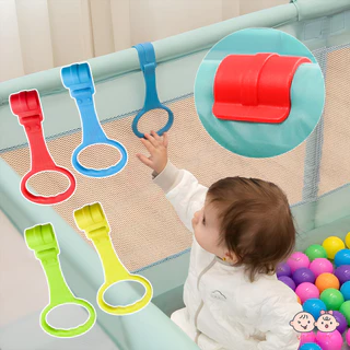 VICTOKY แหวนดึงเปลเด็กทารก ห่วงสําหรับเด็กหัดยืน หัดยืนเล่น baby gym ฝึกกล้ามเนื้อแขนของเด็ก Baby Crib Pull Ring