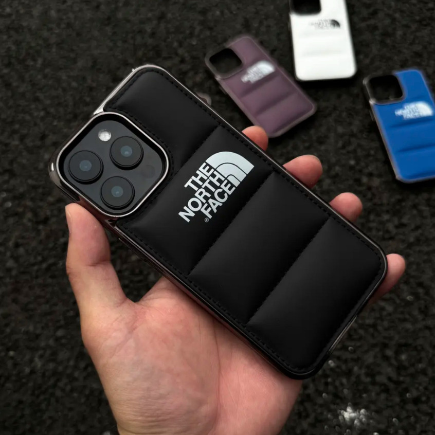 เคส iPhone 11/12/13/14/15/16 Pro Max (ดีไซน์แข็งทรง Hard Case มีกรอบเคลือบเงา) สีดำ