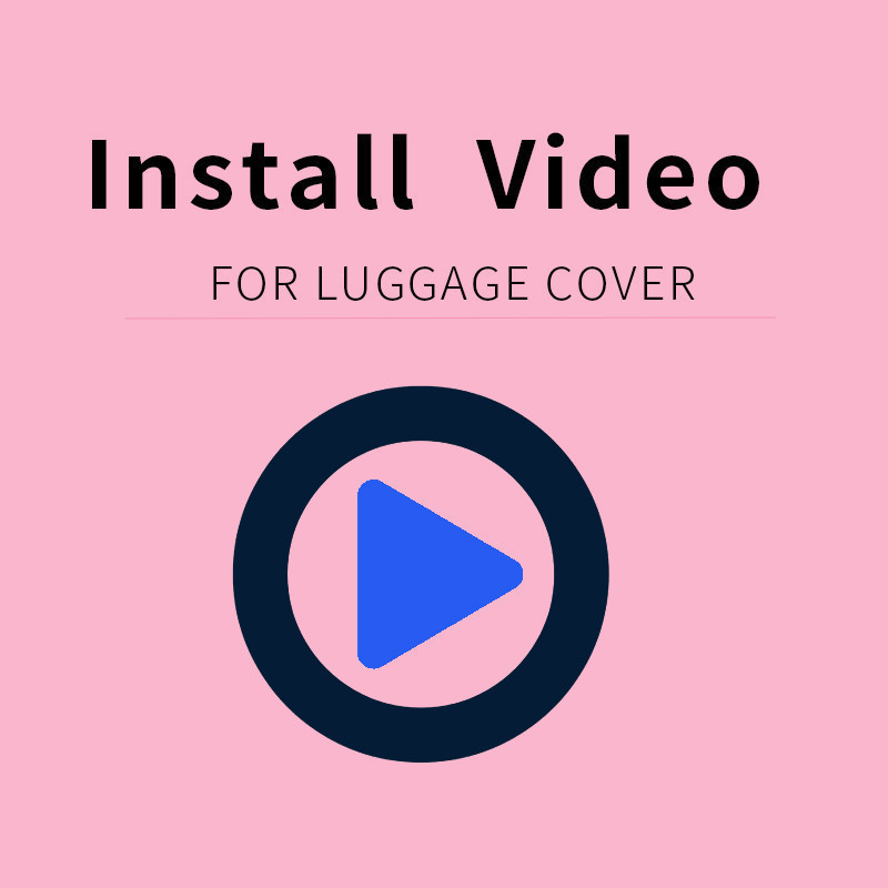 【Video#】Non-product，Just a video!! For Luggage Cover Installation Video!!