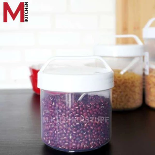 M KITCHEN กล่องอาหาร กล่องใส่นมผง กระปุกใส่นมผง กล่องใส่เมล็ดกาแฟ กล่องใส่อาหาร กล่องถนอมอาหาร (C0)