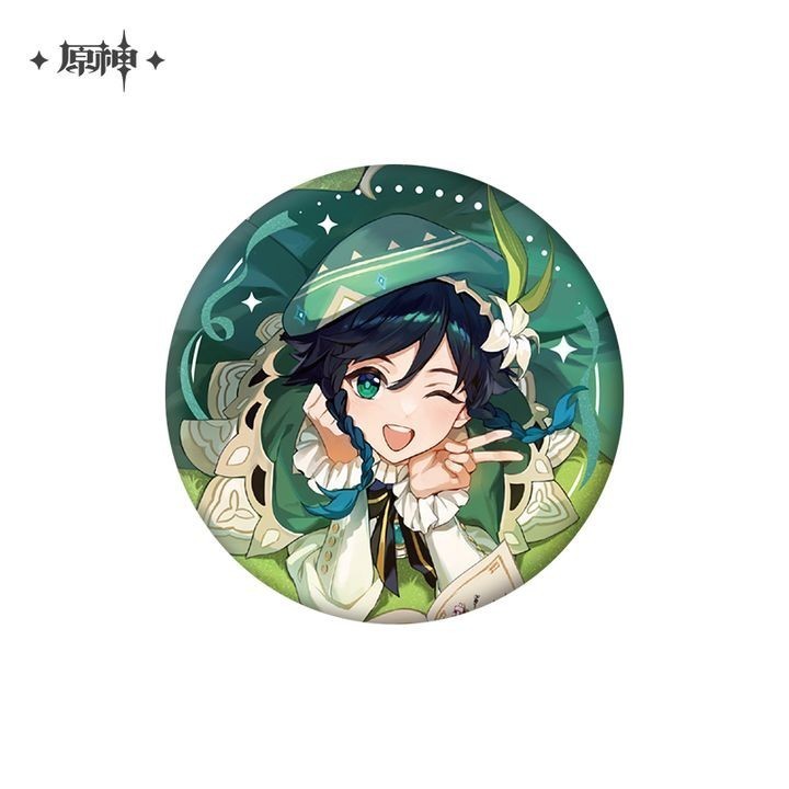 Genshin Impact Venti 2nd Anniversary Round Badge 65mm