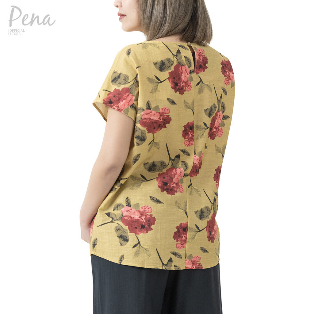 Pena house เสื้อเบลาส์แขนล้ำ คอกลม POSS012502 ราคา ถูกที่สุด ดีลบีเคเค แกลเลอรีภาพที่ 3