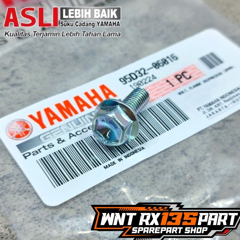 FRONT FENDER BOLT, ORIGINAL YAMAHA RX KING CONTACT KEY BOLT | 95D32-06016
