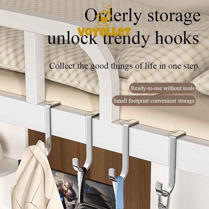 🌈ตะขอสแตนเลส ตะขอแขวนประตู ตู้ครัว ไม่ต้องเจาะผนัง🌈 - รูปที่ 3