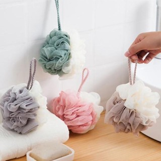 ใยฟองน้ำขัดตัว สีทูโทน มีสองสีในอันเดียว ใยฟองน้ำอาบน้ำ จัดส…