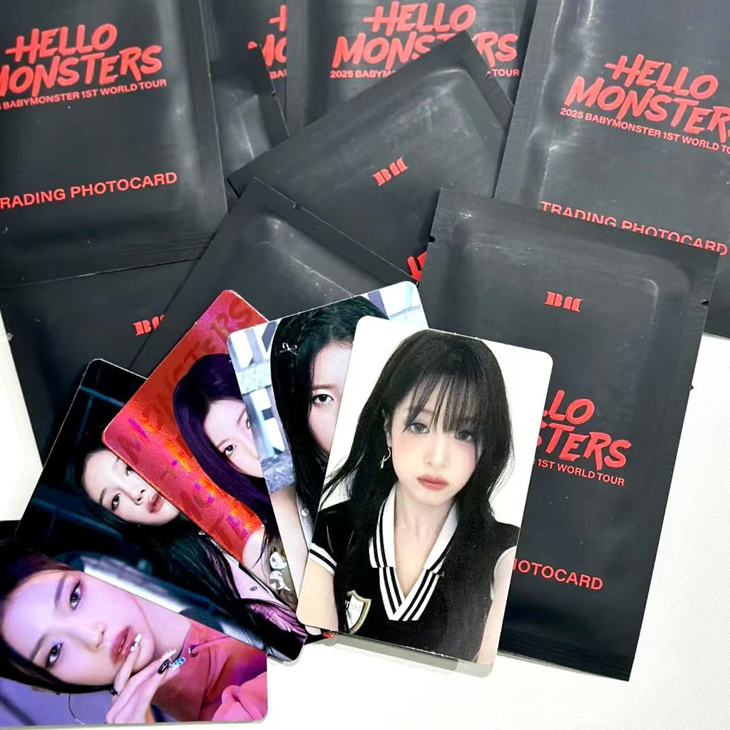 พร้อมส่ง การ์ด babymonster การ์ด baby monster Baowei World Tour Seoul Zhou การ์ดสุ่มแบรนด์ใหม่ยังไม่ได้เปิดของแท้ Yaxian Corner Girl