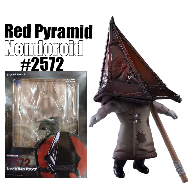 Silent Hill Nendoroid Red Pyramid Action Figure Silent Hill Pyramid Head 2572 รุ่นของสะสมของเล่นของข