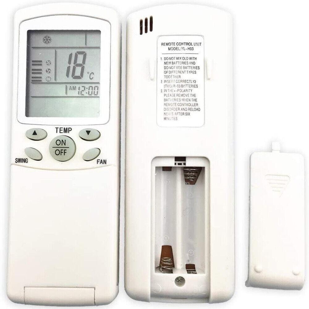 เปลี่ยนเปลี่ยนใหม่ YL-H03 สําหรับเครื่องปรับอากาศรีโมทคอนโทรล YL-H07 YR-H08 YR-H10 YL-H17