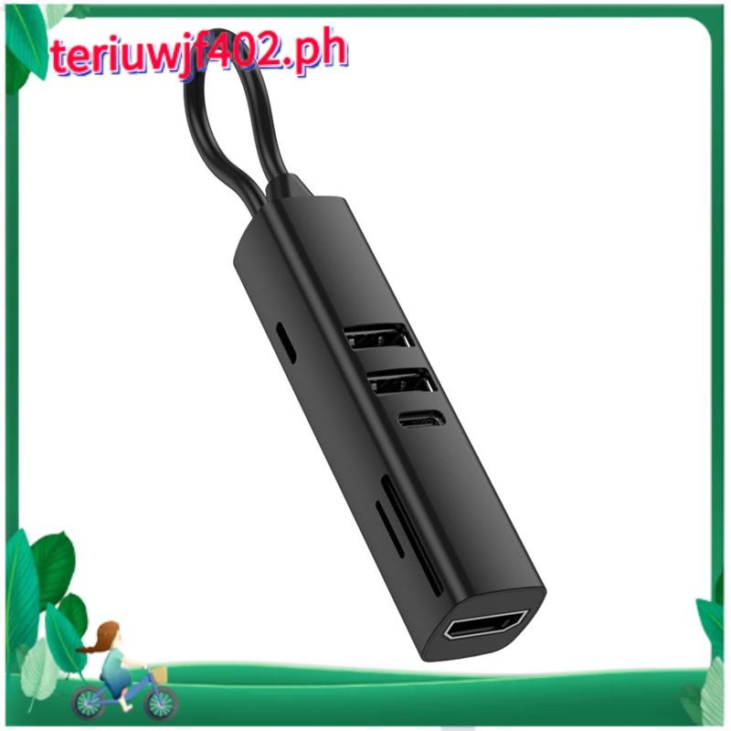 USB 3.0 HDTV 4K 30Hz วิดีโอ 7 in 1 USB C HUB SD TF Card Slot Reader Multi-Ports PD 100W ชาร์จสําหรับ