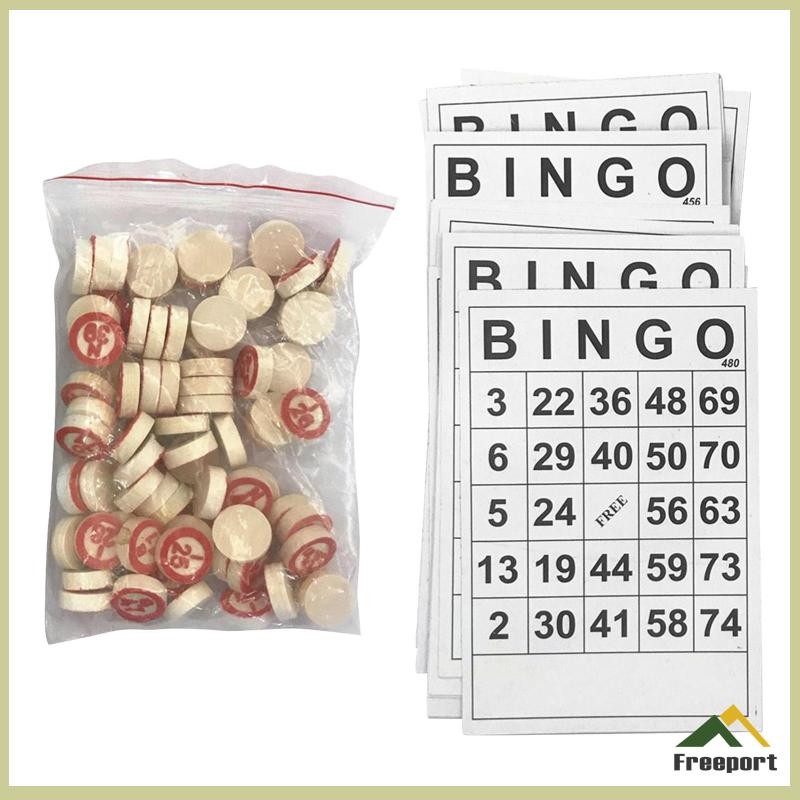 [จัดส่งในพื้นที่]40ชิ้นชิ้นส่วนเกมบิงโก40บิงโก75ตัวเลขชิปสําหรับเด็กพรรค