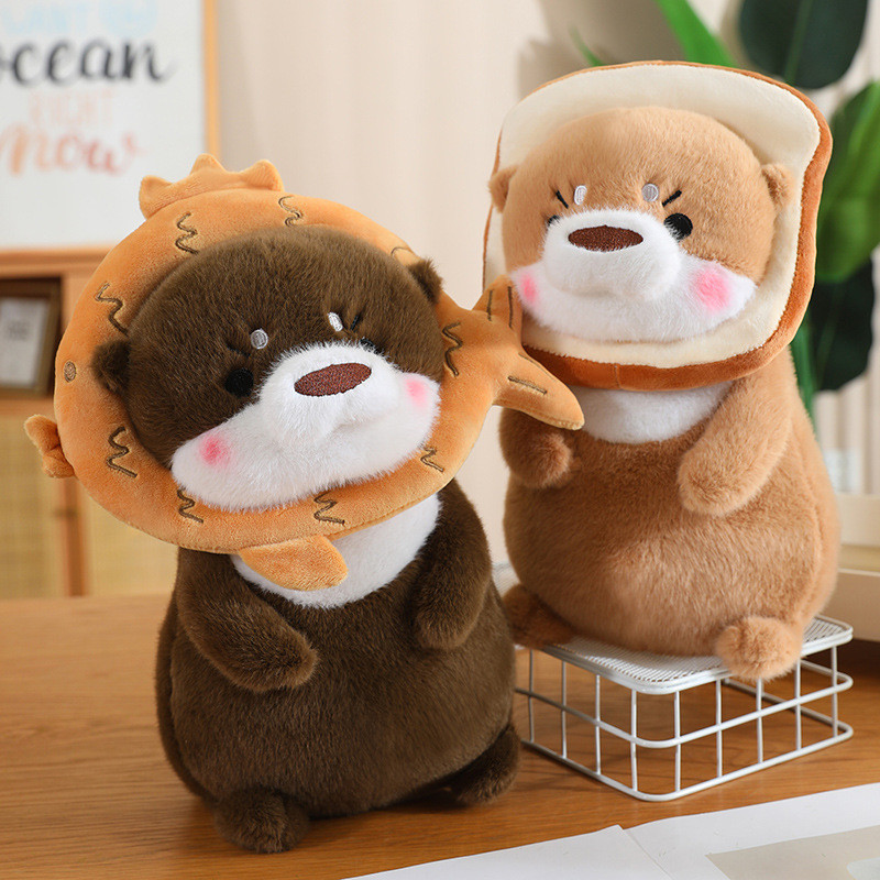 Sea Otter Bread Avocado Otter ของเล่นตุ๊กตา Huggable ตุ๊กตาของเล่น Sea Otter ของขวัญวันเกิดนุ่ม