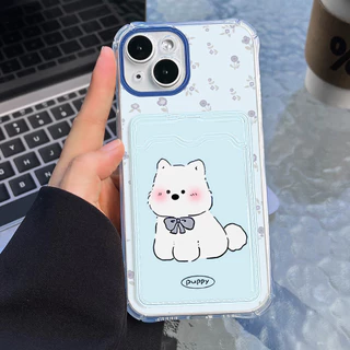 เคสโทรศัพท์แบบมีการ์ด TPU For Vivo Y21 Y17S V30 Pro Y29 Y19S Y20 Y11 Y03 Y15S Y22 Y27 Y36 Y12 y21s Y02 Y16 กันฝุ่น Case